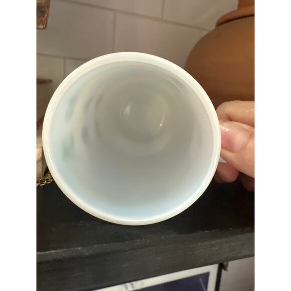 Vintage Milk Glass Mug My Kitchen Prayer  60's Cup, Request for Blessings - Picture 6 of 6